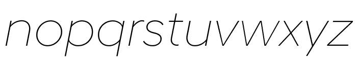 HellixTRIALVF Italics Font LOWERCASE