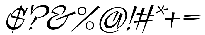 Hemon Script Font OTHER CHARS
