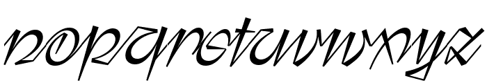 Hemon Script Font LOWERCASE