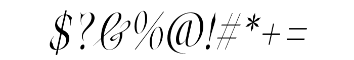 Hermonthica Italic Font OTHER CHARS