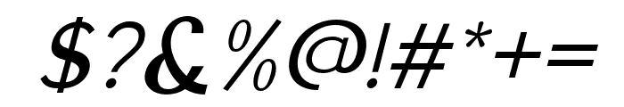 Highfield   Italic Font OTHER CHARS