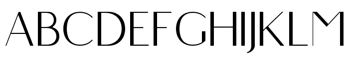 Highfield   Thin Font UPPERCASE