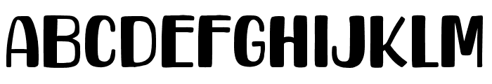 Howdy Friend Font UPPERCASE