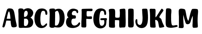 Howdy Lemon Font UPPERCASE