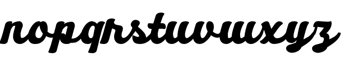 Hub 191   Script Font LOWERCASE