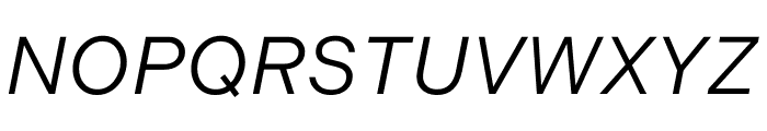 Indivisible Regular Italic Font UPPERCASE