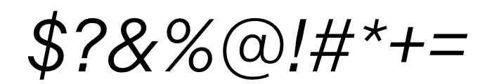 Indivisible Variable Italic Font OTHER CHARS