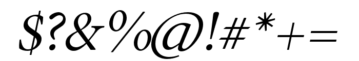 Inferi Normal Italic Font OTHER CHARS