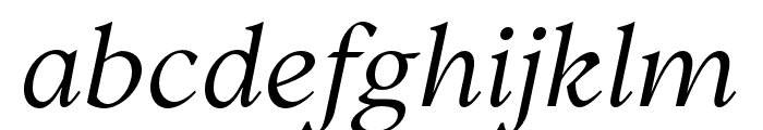 Inferi Normal Italic Font LOWERCASE