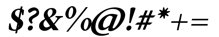 Inferi Semi Bold Italic Font OTHER CHARS