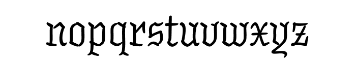 Inkwell Blackletter Book Font LOWERCASE