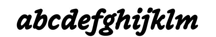 Inkwell Serif Black Italic Font LOWERCASE