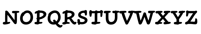 Inkwell Serif Bold Font UPPERCASE
