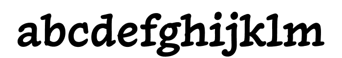 Inkwell Serif Bold Font LOWERCASE