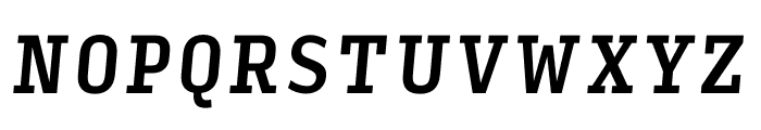 Input Serif Compressed Medium Italic Font UPPERCASE
