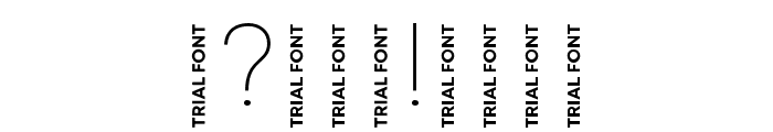 Intro Trial ExLt Font OTHER CHARS