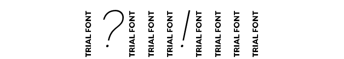 Intro Trial ExLtObl Font OTHER CHARS