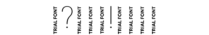 IntroCapsCd Trial ExLt Font OTHER CHARS