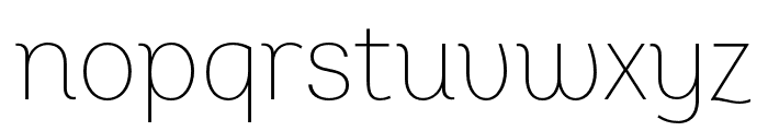 IntroCd Trial ExLtAlt Font LOWERCASE