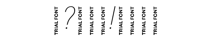 IntroCd Trial ExLtObl Font OTHER CHARS