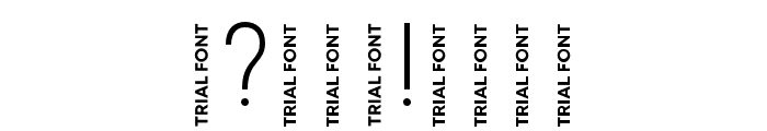 IntroCd Trial LtAlt Font OTHER CHARS