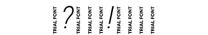 IntroCd Trial LtObl Font OTHER CHARS