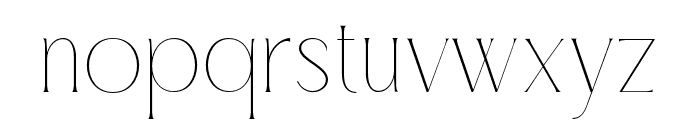 Irazhumi Thin Font LOWERCASE