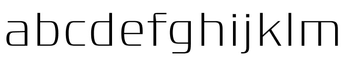 Isotope Thin Font LOWERCASE