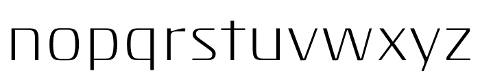 Isotope Thin Font LOWERCASE