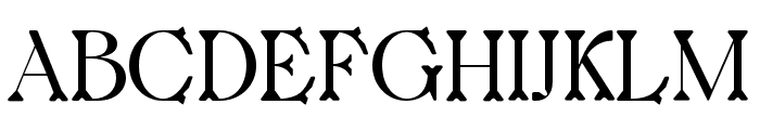 Jager Classic Regular Font UPPERCASE