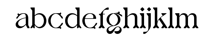 Jager Classic Regular Font LOWERCASE