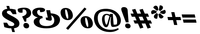 Janus ExtraBoldCounterItalic Font OTHER CHARS