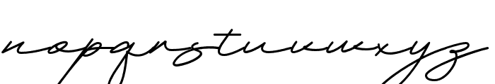 John Hancock Regular Font LOWERCASE