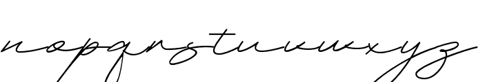 John Hancock Thin Font LOWERCASE