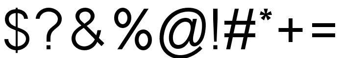 Just Regular Sans Regular SVG Font OTHER CHARS