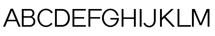 Just Regular Sans Regular SVG Font UPPERCASE