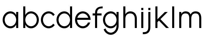 Just Regular Sans Regular SVG Font LOWERCASE