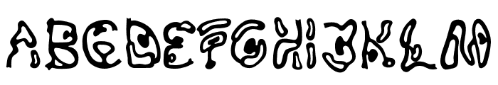 Kaerukaeru Regular Font UPPERCASE