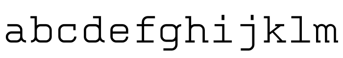 Kettler Regular Font LOWERCASE