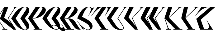 KinckqTest Left Font LOWERCASE
