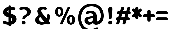 KineksRound Bold Font OTHER CHARS