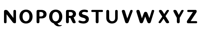 KineksRound Bold Font UPPERCASE