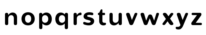 KineksRound Bold Font LOWERCASE