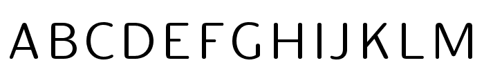 KineksRound Light Font UPPERCASE