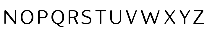 KineksRound Light Font UPPERCASE