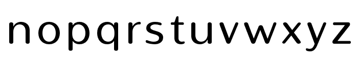 KineksRound Regular Font LOWERCASE