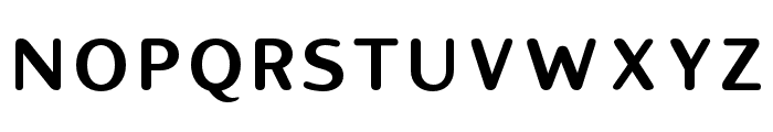 KineksRound SemiBold Font UPPERCASE