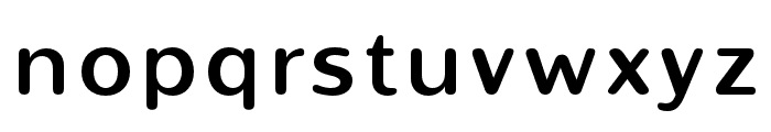 KineksRound SemiBold Font LOWERCASE