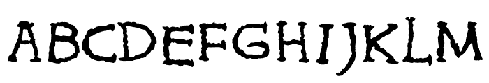 KingHarold Regular Font UPPERCASE