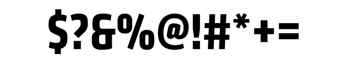 Klavika Condensed Bold Font OTHER CHARS